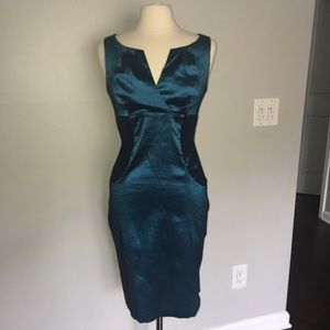 After-five Teal Dress